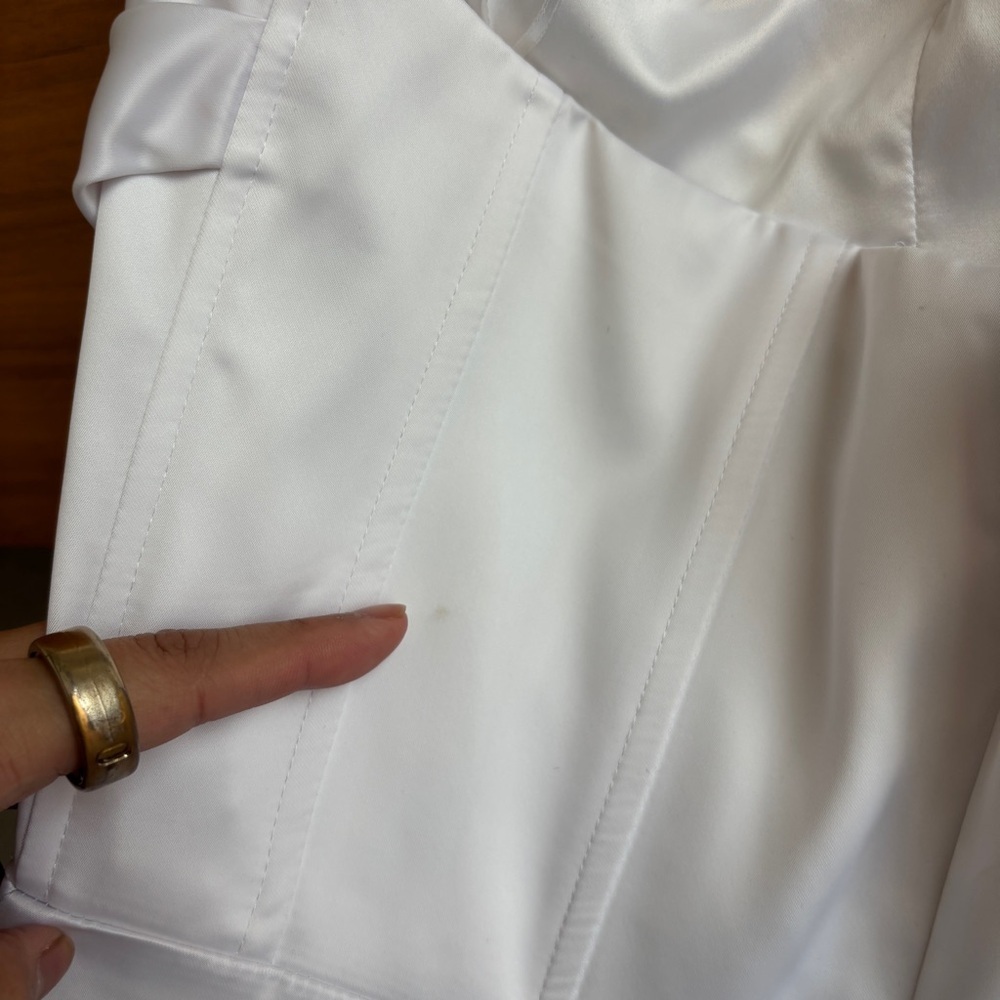 NWT Bardot Jamila Corset Dress in White, Size 6 - Picture 13 of 16